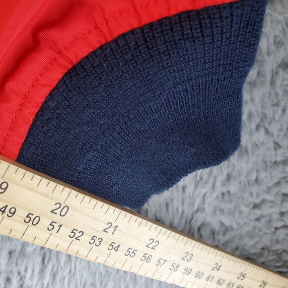 Lands End Jacket Mens XL Red Zip-Up Nylon Mesh Lined Windbreaker Gorpcore - Picture 7 of 9